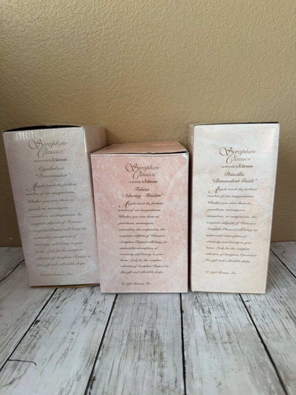 3 X Seraphim Classics Angel Figurine Felicia Priscilla Cymbeline w/Boxes - Picture 12 of 13